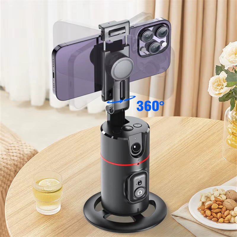 360 Rotation Gimbal Tripod 1.5M Selfie Stick and Light Stabilizer Selfie Desktop Face Tracking for Tiktok Smart Phone