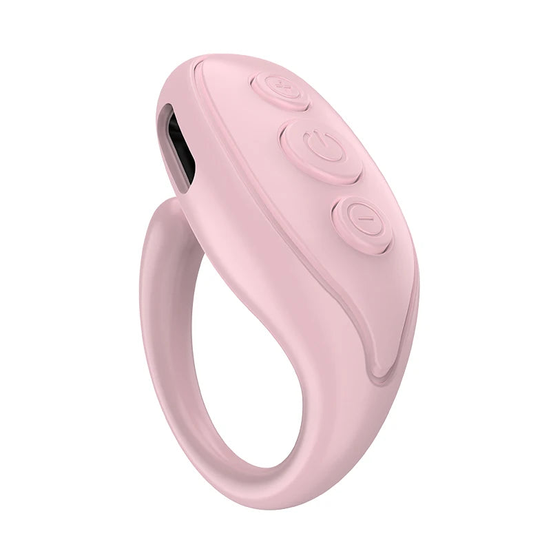 For Tiktok Scrolling Ring Remote Page Turner Clicker Kindle App Camera Remote Bluetooth-Compatible for Iphone Ipad Android Phone