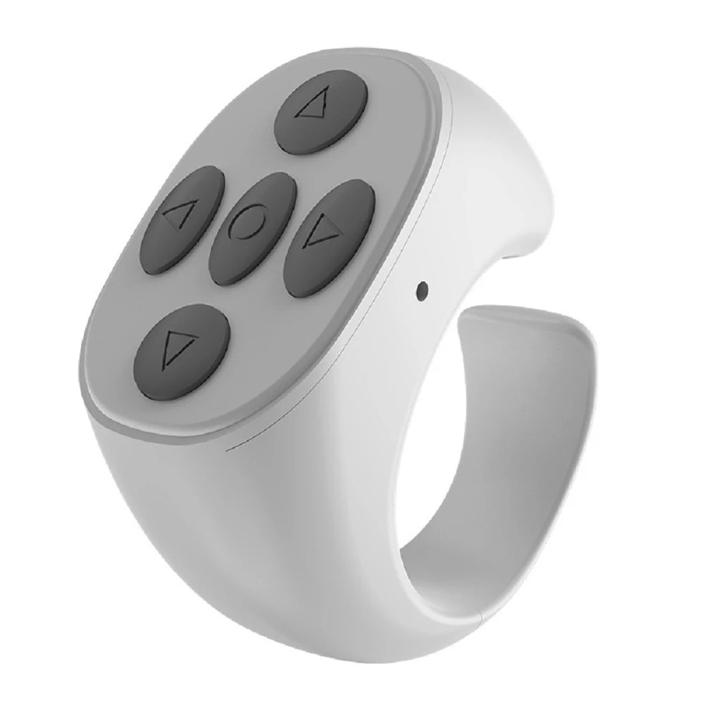 For Tiktok Scrolling Ring Remote Page Turner Clicker Kindle App Camera Remote Bluetooth-Compatible for Iphone Ipad Android Phone
