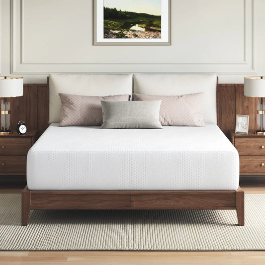 14 Inch Twin Memory Foam Mattress, Gel Memory Foam Mattress for Cool Sleep & Pressure Relief, Certipur-Us Certified Mattress in a Box